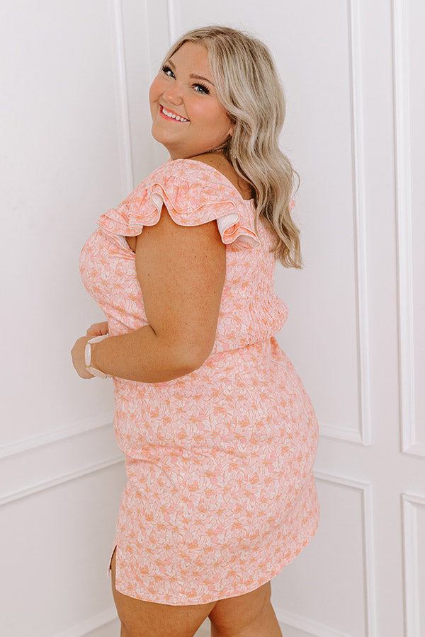 Bora Bora Trip Floral Crop Top Curves Image - 4