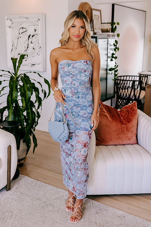 Botanical Garden Party Lace Midi Image - 5