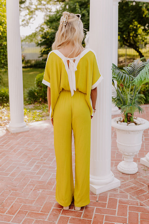 Brooklyn Babe Jumpsuit in Chartreuse Image - 5