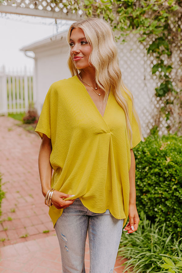 Sunshine Splendor Shift Top in Yellow Image - 3