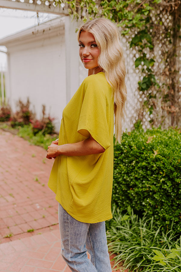 Sunshine Splendor Shift Top in Yellow Image - 4