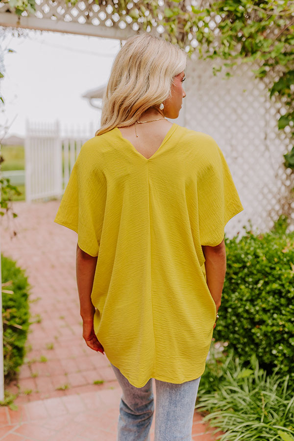 Sunshine Splendor Shift Top in Yellow Image - 5