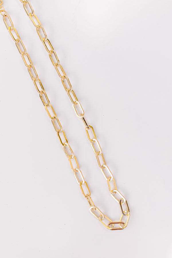 NYC Ready Link Necklace in Gold Image - 2