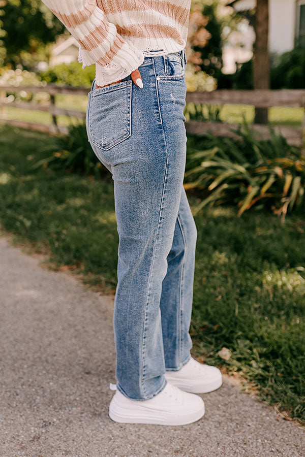 JUST USA Lillian High Waist Straight Leg Jean Image - 3