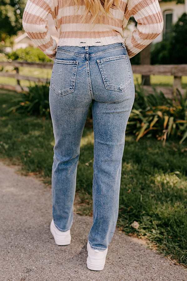 JUST USA Lillian High Waist Straight Leg Jean Image - 4