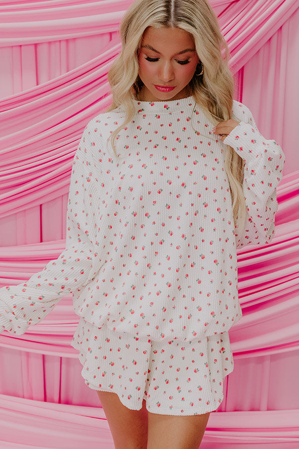 Life Full Of Roses Knit Top Image - 2