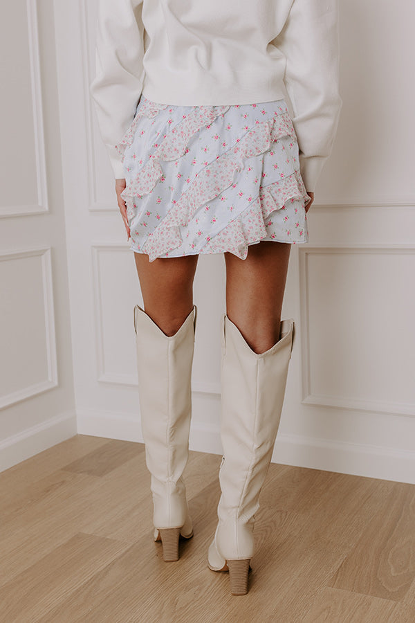 The Willa High Waist Satin Mini Skirt Image - 3