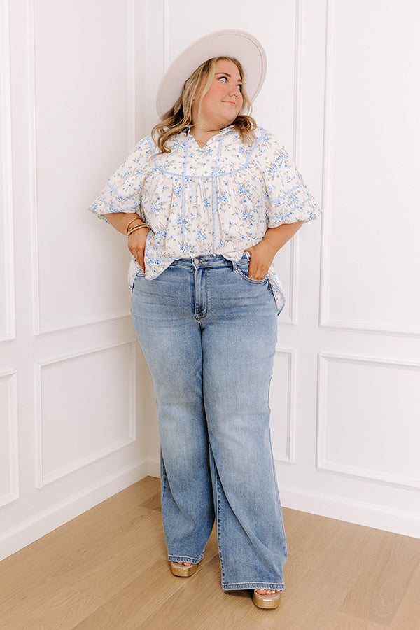 JUDY BLUE Mackenzie High Waist Wide Leg Jean Curves Image - 1
