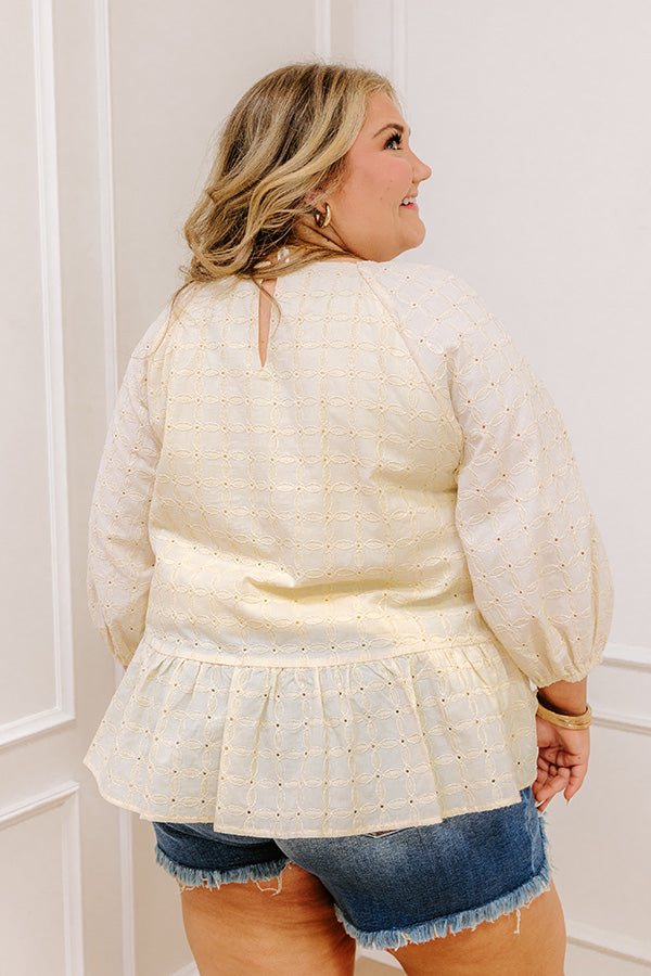 Buttercup Charm Eyelet Top Curves Image - 5