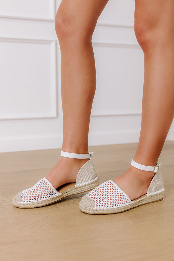 The Adalynn Woven Espadrille Flat Image - 3