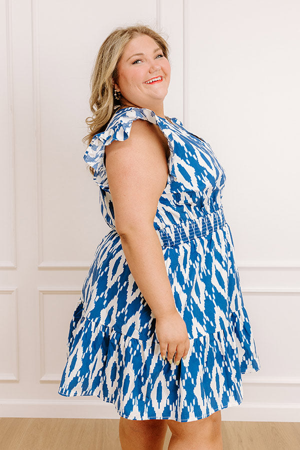 Mediterranean Dream Mini Dress Curves Image - 4