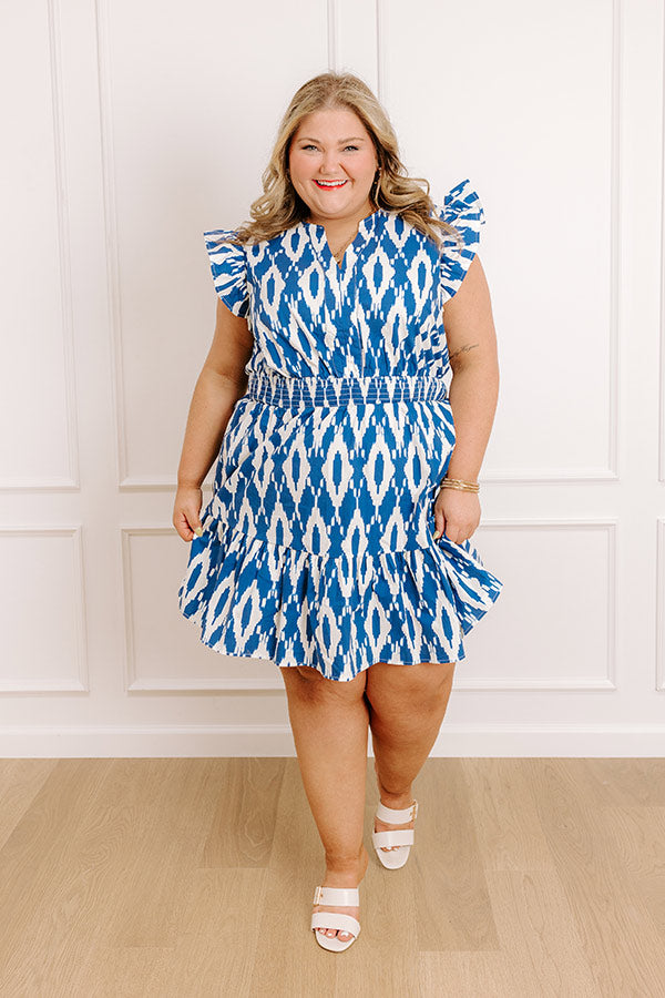 Mediterranean Dream Mini Dress Curves Image - 3