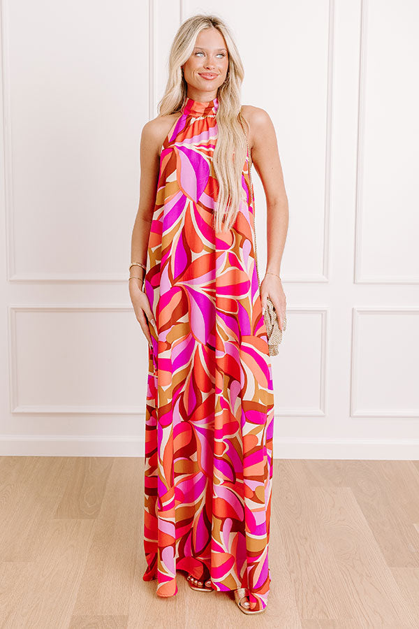 Feel The Groove Maxi Dress in Violet Image 1