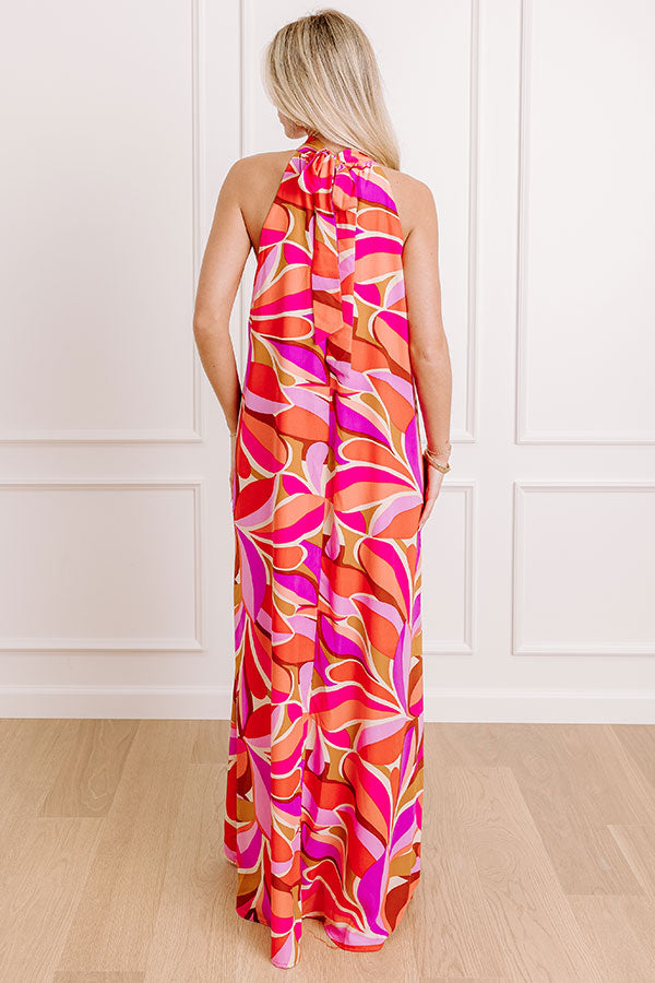 Feel The Groove Maxi Dress in Violet Image 4