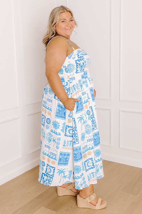 Coastal Daydream Midi Dress Curves Image 3