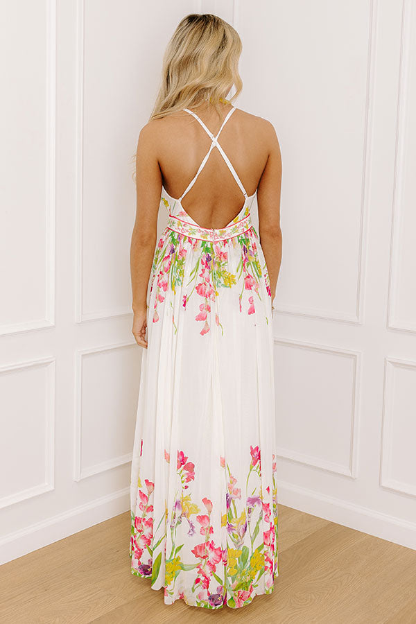 Whimsical Moment Floral Maxi Dress Image 4