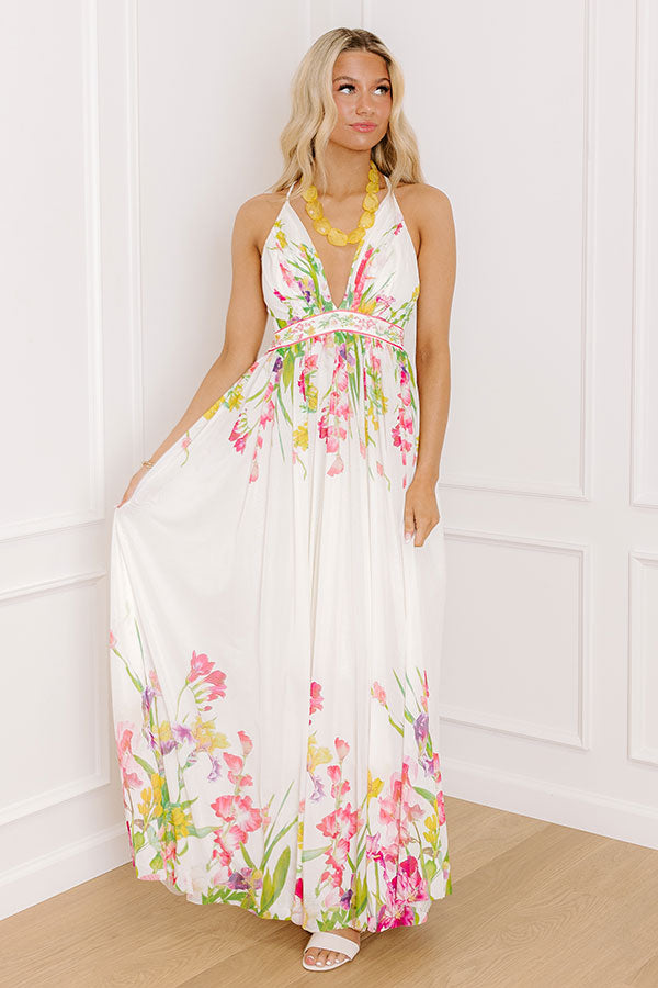 Whimsical Moment Floral Maxi Dress Image 5