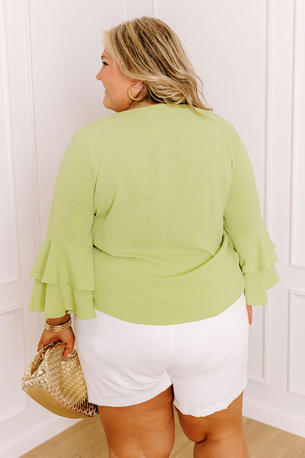 Mojitos On The Patio Shift Top in Seafoam Curves Image 5