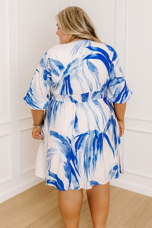 Watercolor Weekend Mini Dress Curves Image 4