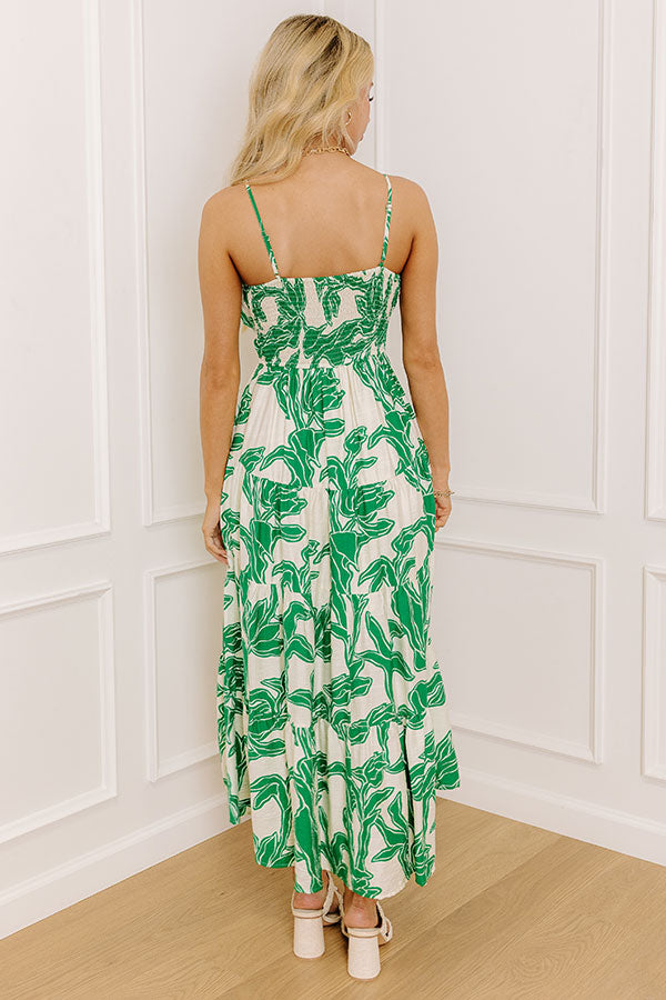 Sunkist Stroll Floral Midi Dress Image 5
