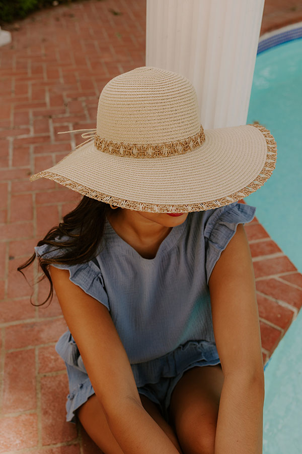 Sunny Views Raffia Woven Hat in Ivory Image 2