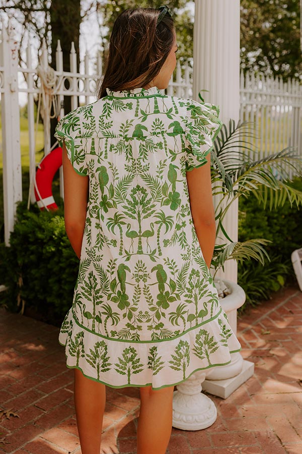 Tropical Brunch Mini Dress Image 3