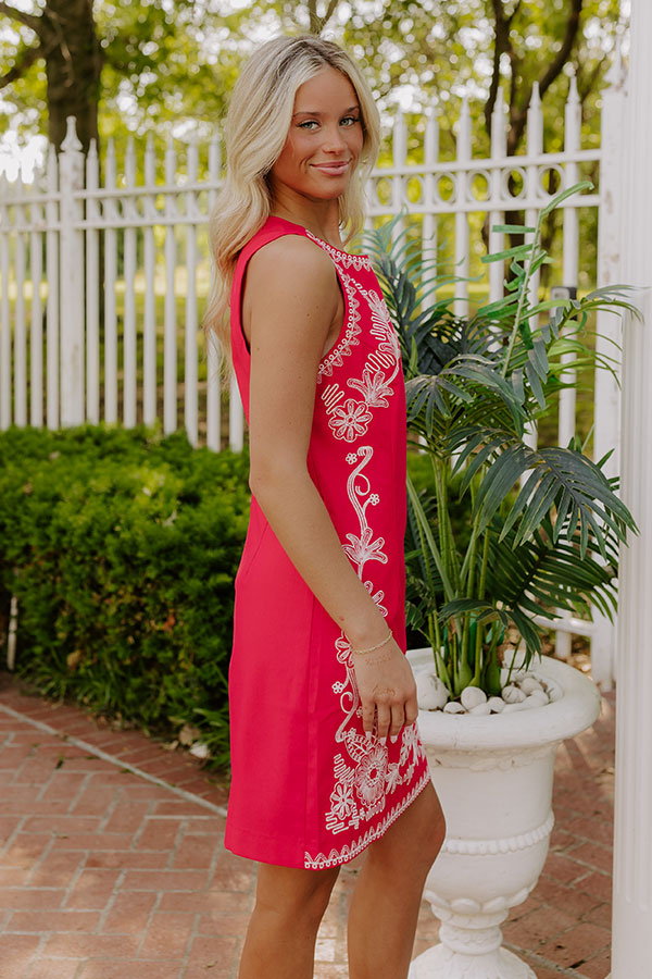 Puerto Vallarta Embroidered Mini Dress Image 3