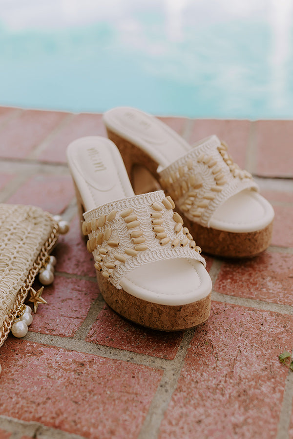 The Ariella Crochet Platform Heel Image 4