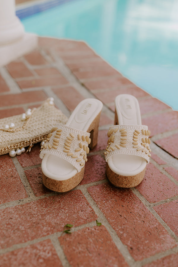 The Ariella Crochet Platform Heel Image 1