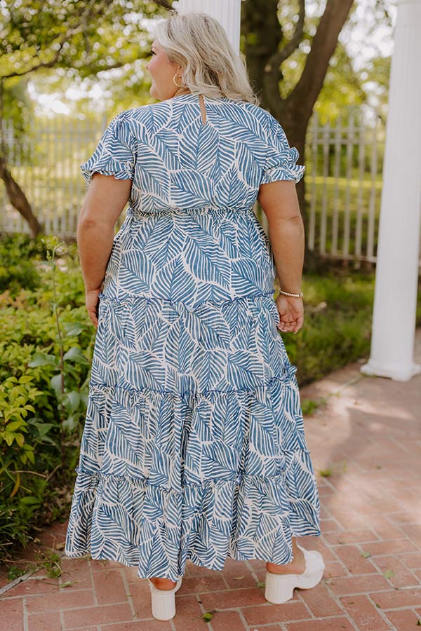 Coastal Stroll Smocked Maxi Dress Curves Image 5