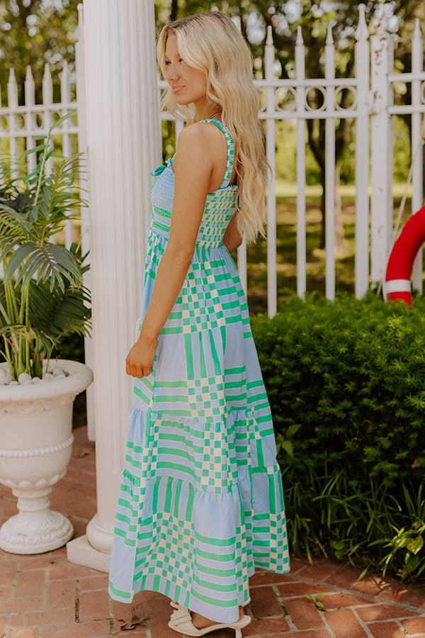 Picnic Chic Smocked Midi Dress Image 4