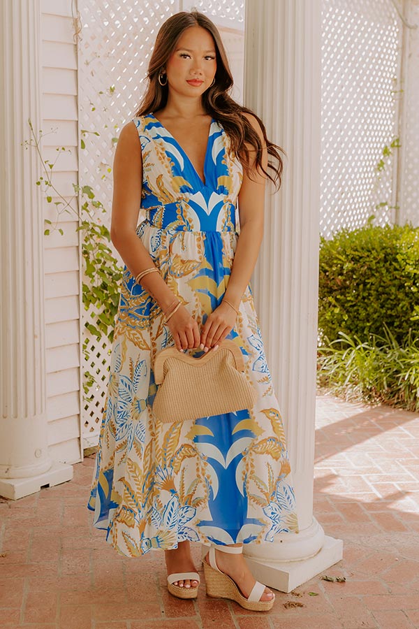 Tuscan Villa Floral Midi Dress Image 1