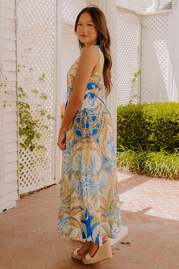 Tuscan Villa Floral Midi Dress Image 3