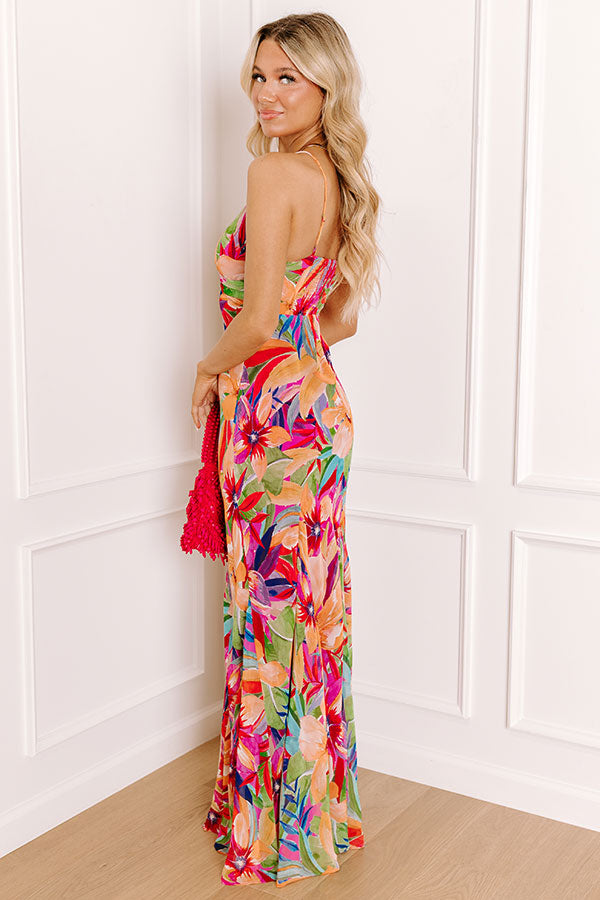 Cosmos And Chit Chat Floral Maxi Dress Image 4