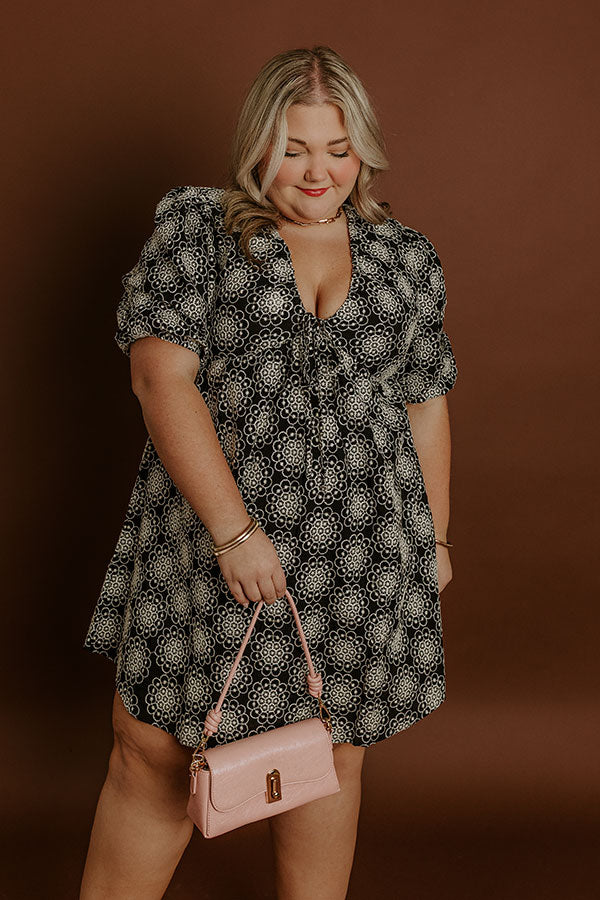 Petals And Pinot Embroidered Mini Dress Curves Image 3