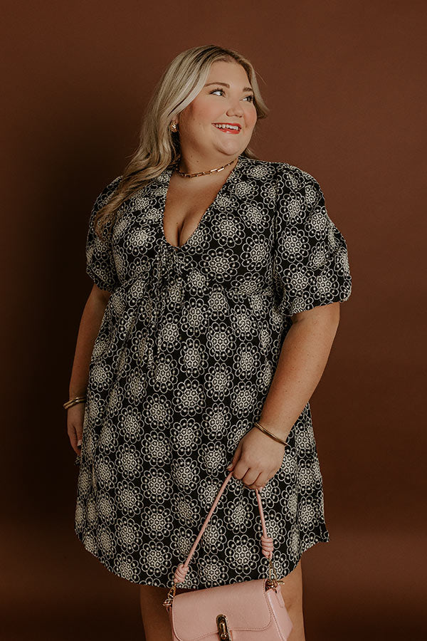 Petals And Pinot Embroidered Mini Dress Curves Image 4