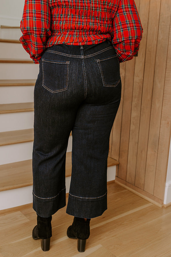 RISEN Alina High Waist Wide Leg Jean Curves Image - 3