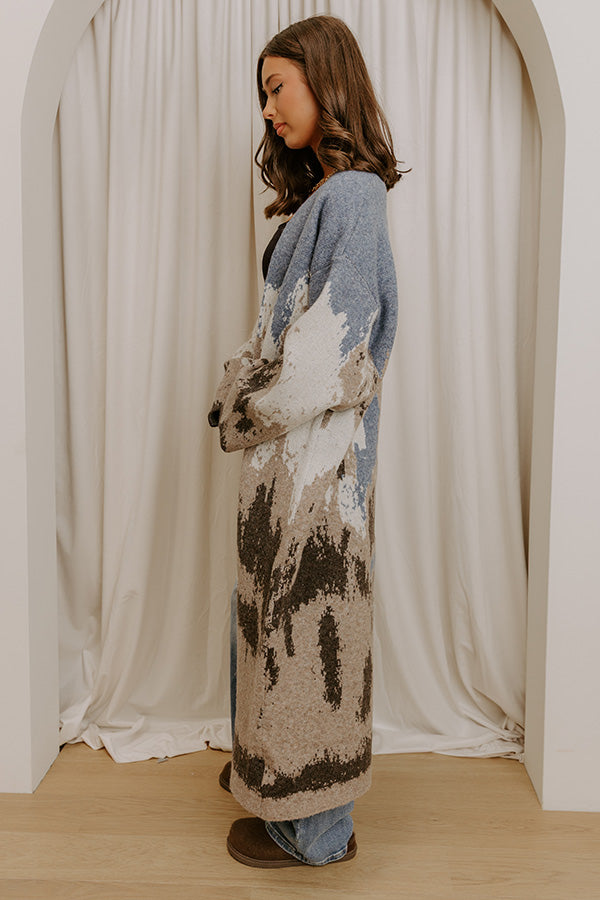 Mountain Top Resort Knit Duster Cardigan Image - 4