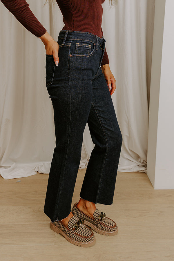 Just USA Gabriella High Waist Tall Crop Flares Image 3