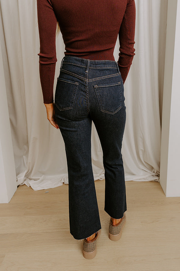 Just USA Gabriella High Waist Tall Crop Flares Image 4