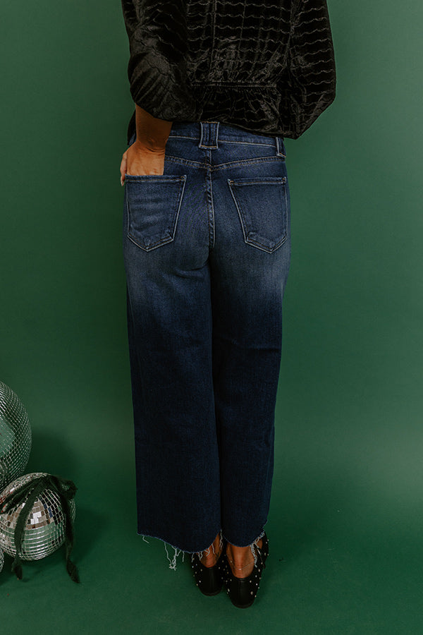 Just USA Lydia Midrise Petite Palazzo Wide Leg Jean Image - 2