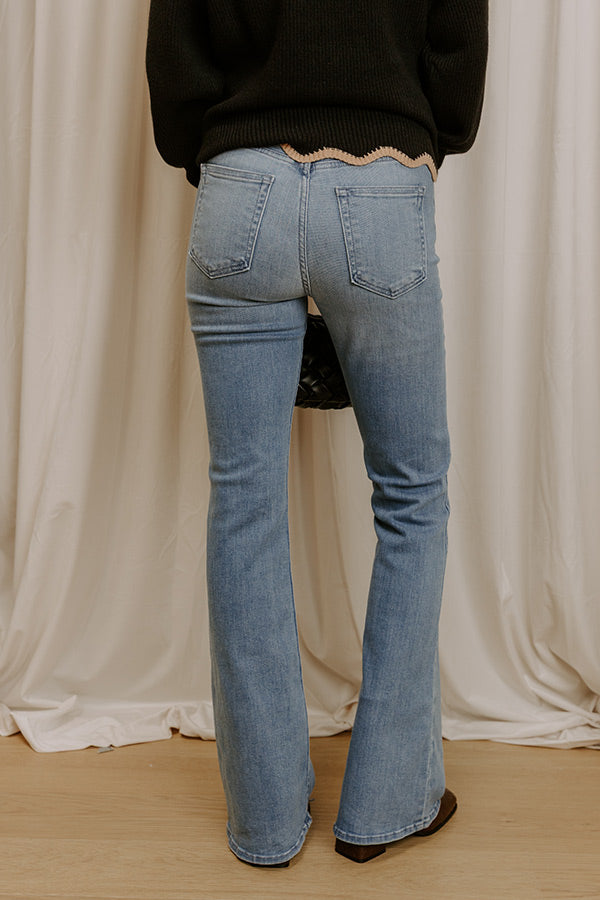 Just USA Abigail High Waist Skinny Flares Image 3