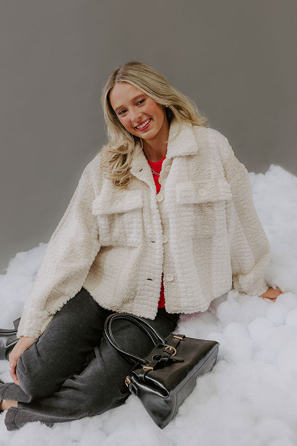 The Cozy Edit Sherpa Jacket Image - 1