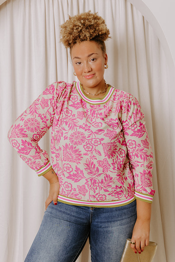Sweet Whimsy Floral Top Curves Image - 3