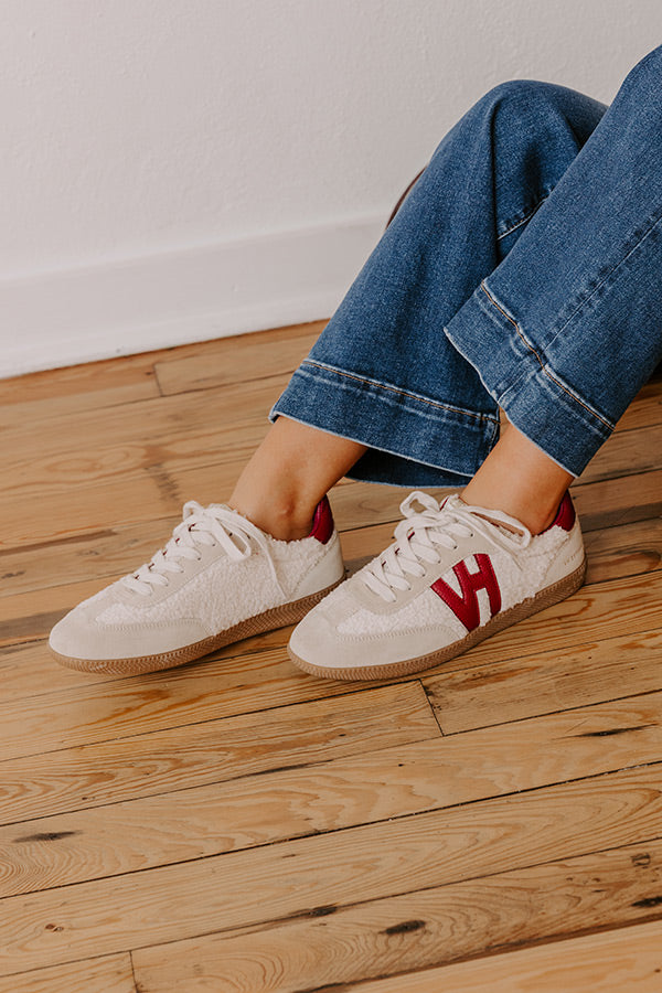 The Dreamer Sherpa Sneaker in Stone Image - 3