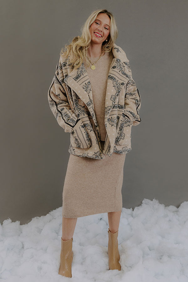Sidewalk Style Oversized Sherpa Jacket Image - 1