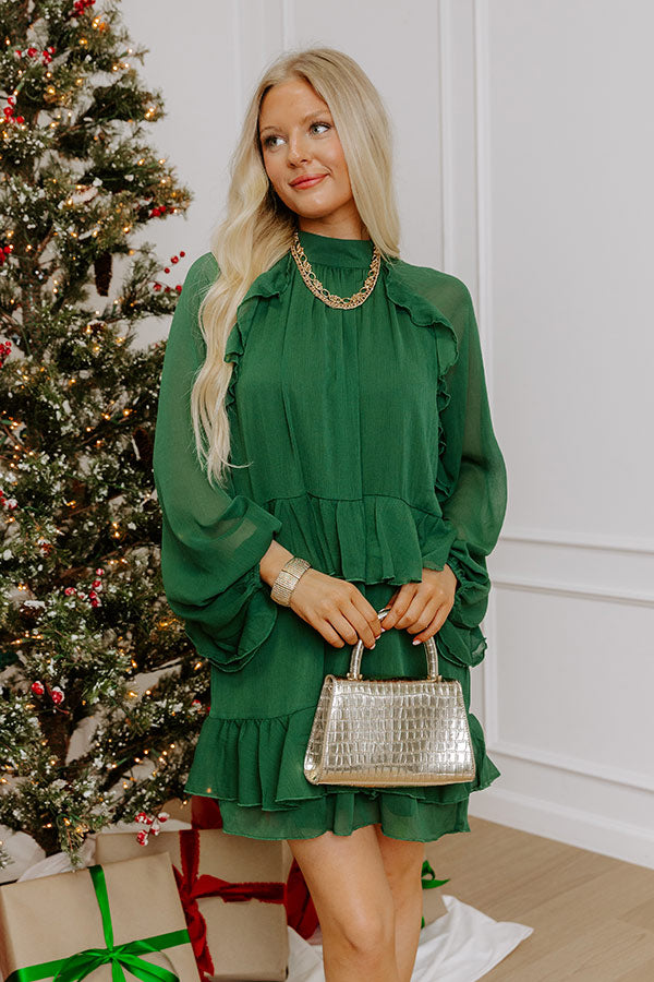 City Muse Ruffle Mini Dress Image - 3