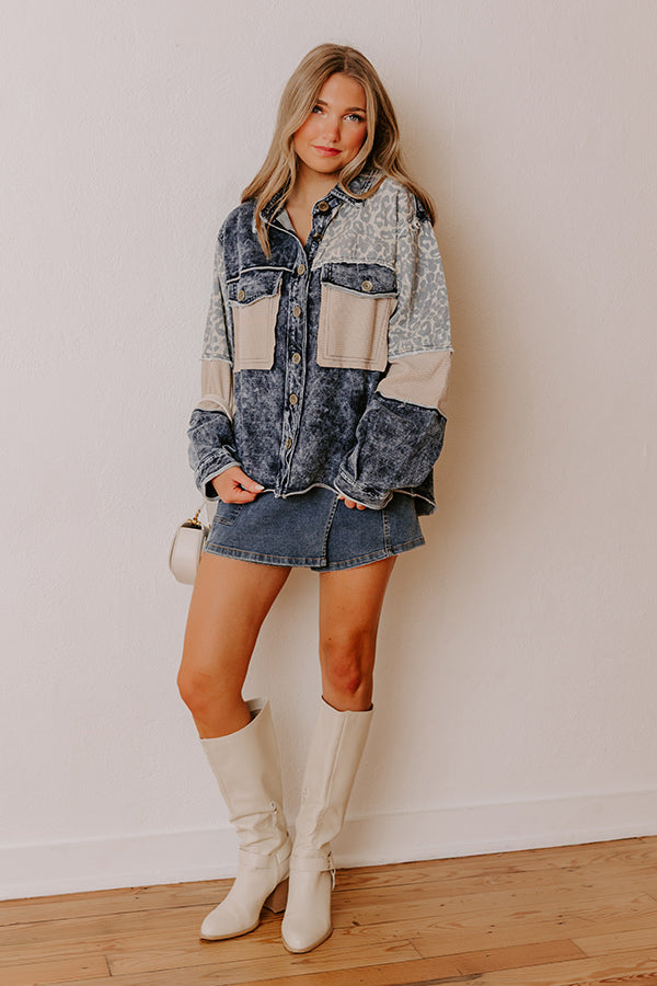 Chic District Color Block Jacket Image - 2