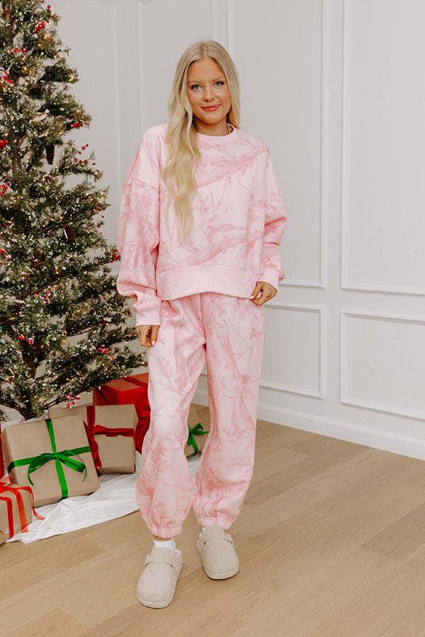 Lattes And Lounge Camouflage Sweatshirt Image - 2