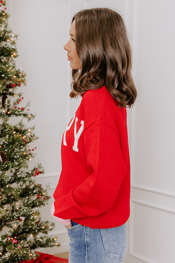 Feeling Merry Knit Sweater Image - 4